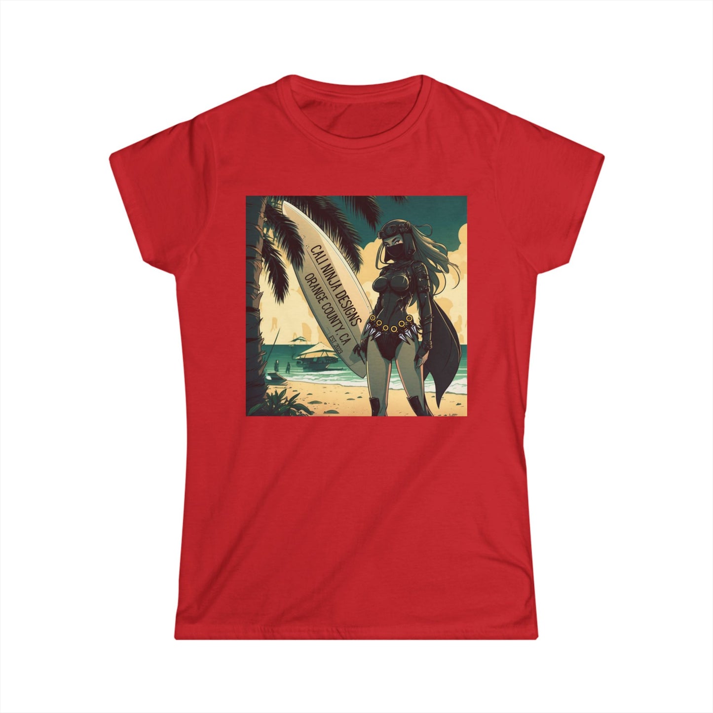 Beach Kunoichi — "Good Vibes Only" Beach Graphic Women's Shirt