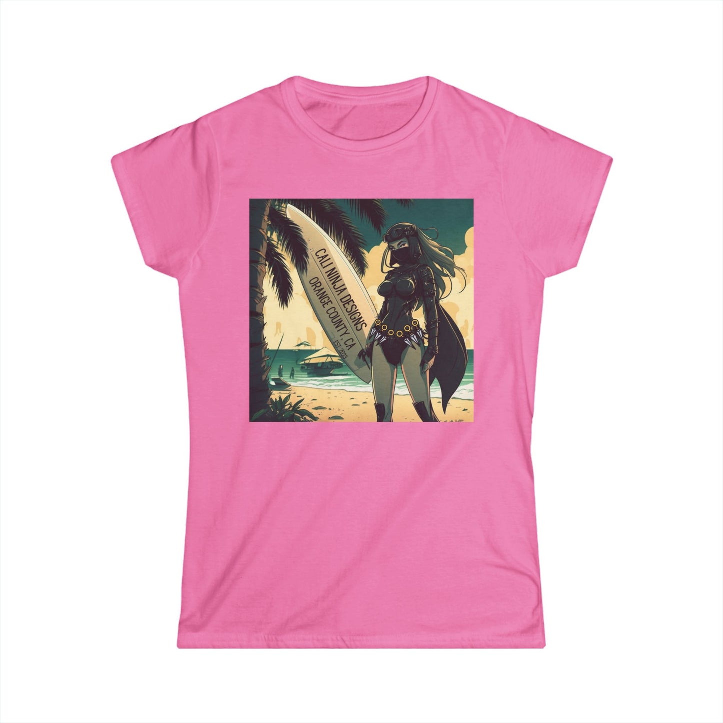 Beach Kunoichi — "Good Vibes Only" Beach Graphic Women's Shirt