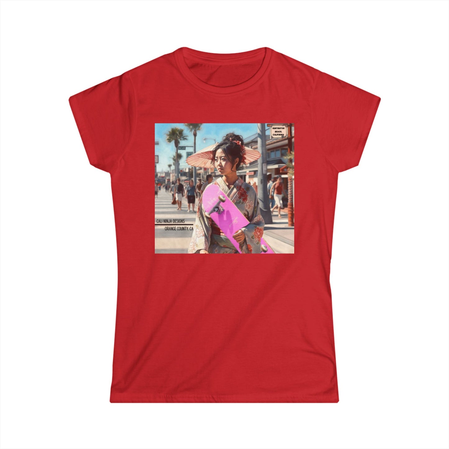 Huntington Beach Geisha - Women's Tee