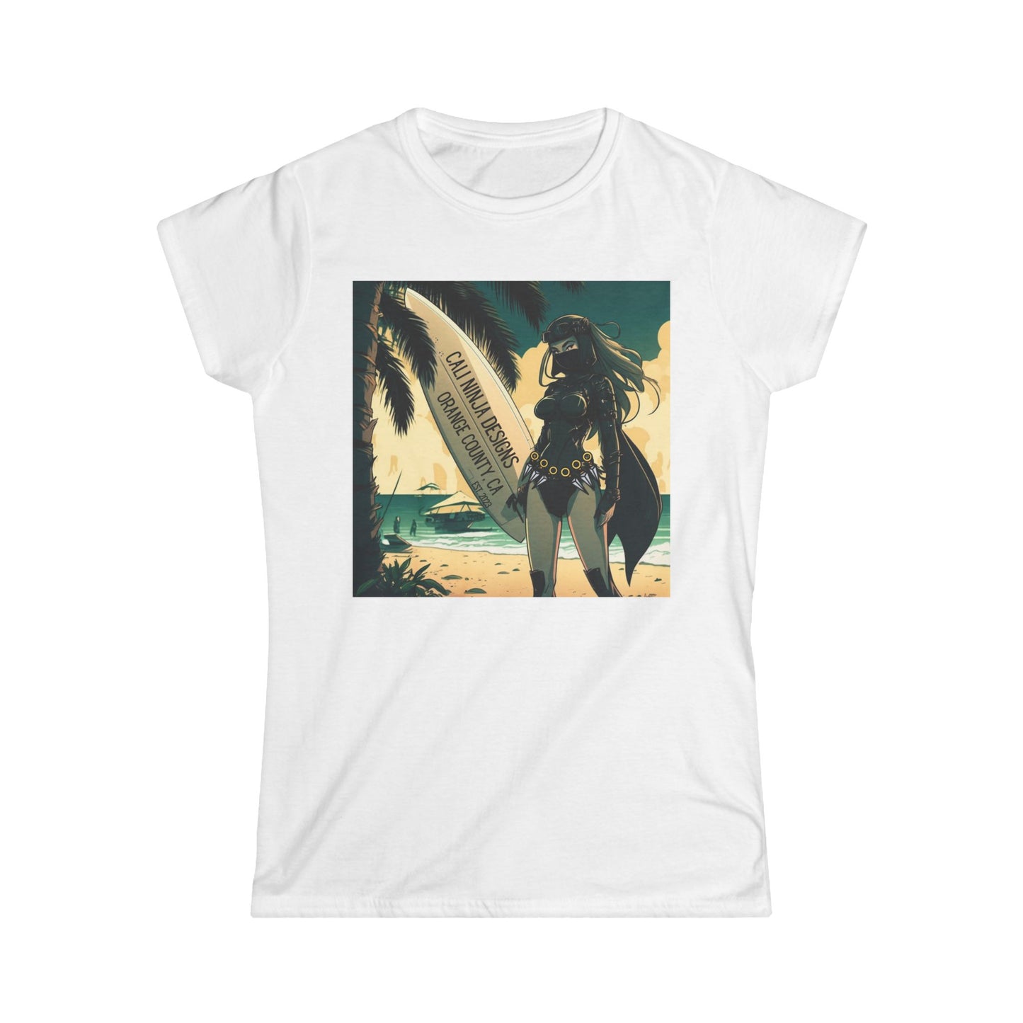 Beach Kunoichi — "Good Vibes Only" Beach Graphic Women's Shirt