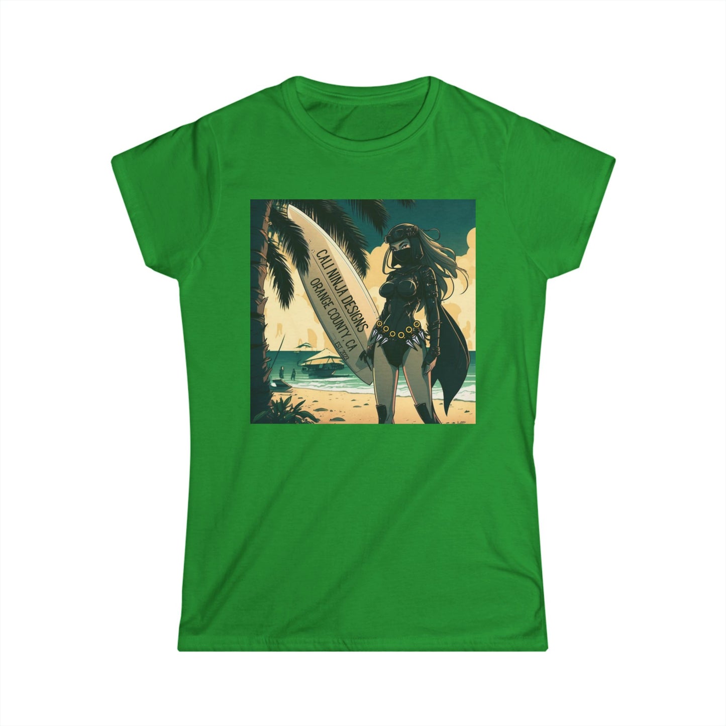 Beach Kunoichi — "Good Vibes Only" Beach Graphic Women's Shirt