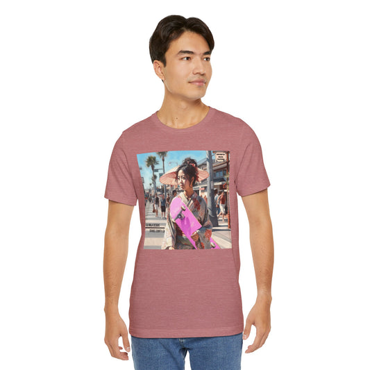 Skateboard Geisha — Vintage Huntington Beach Skateboard T-Shirt