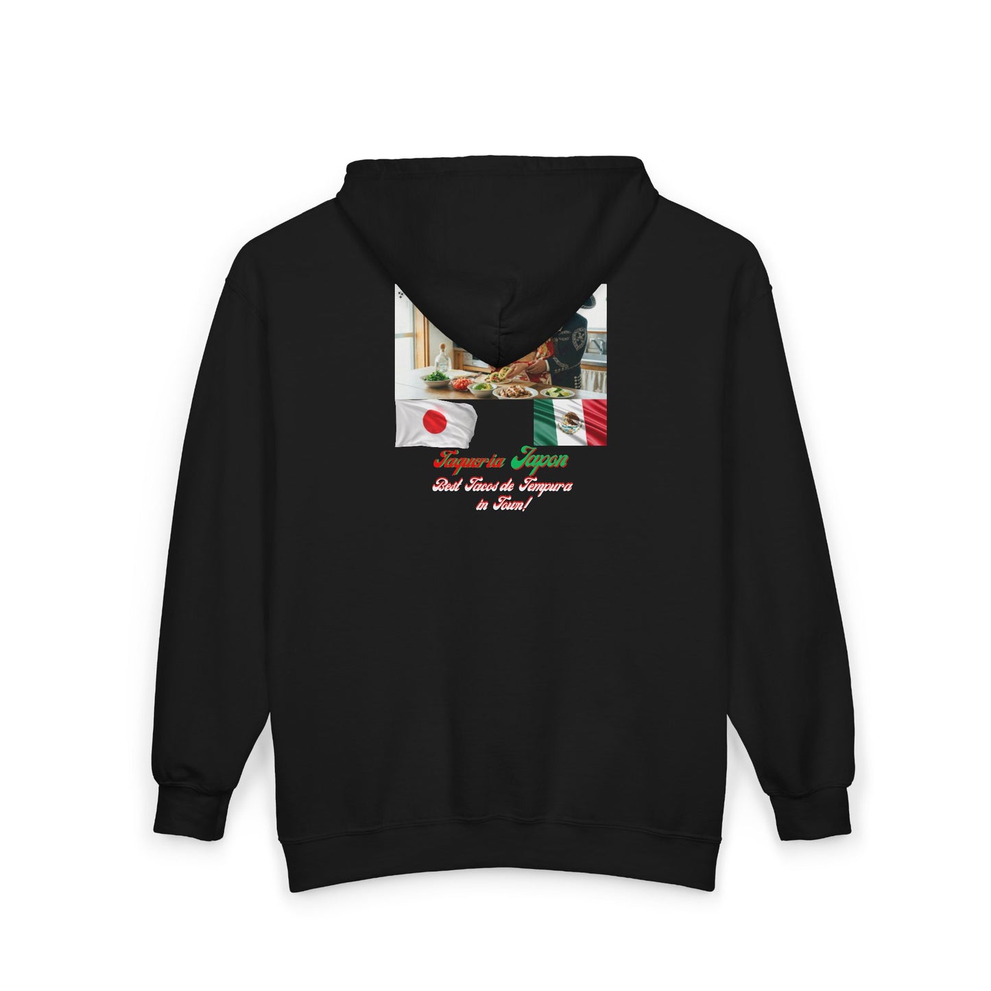 Mexican Cocina Cactus Zip-Up Hoodie — La comida casera sweatshirt