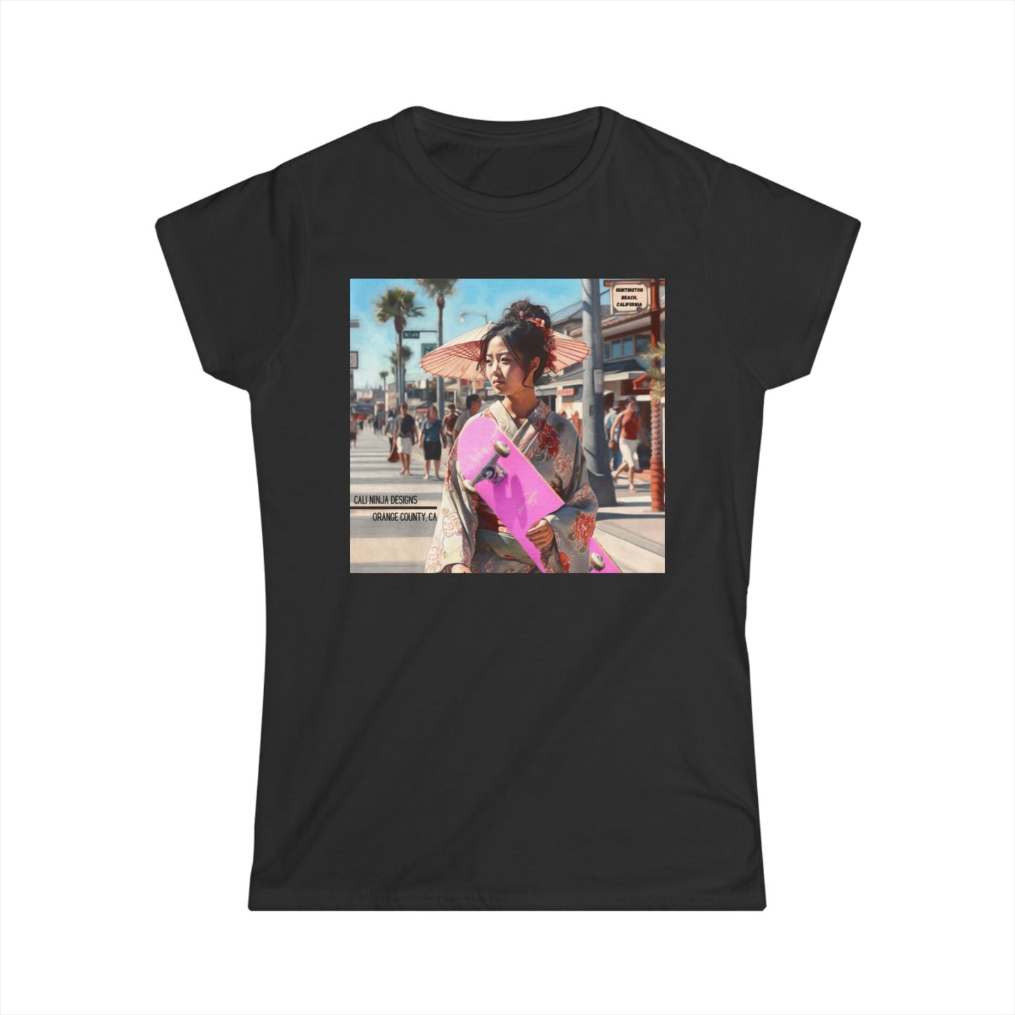 Huntington Beach Geisha - Women's Tee