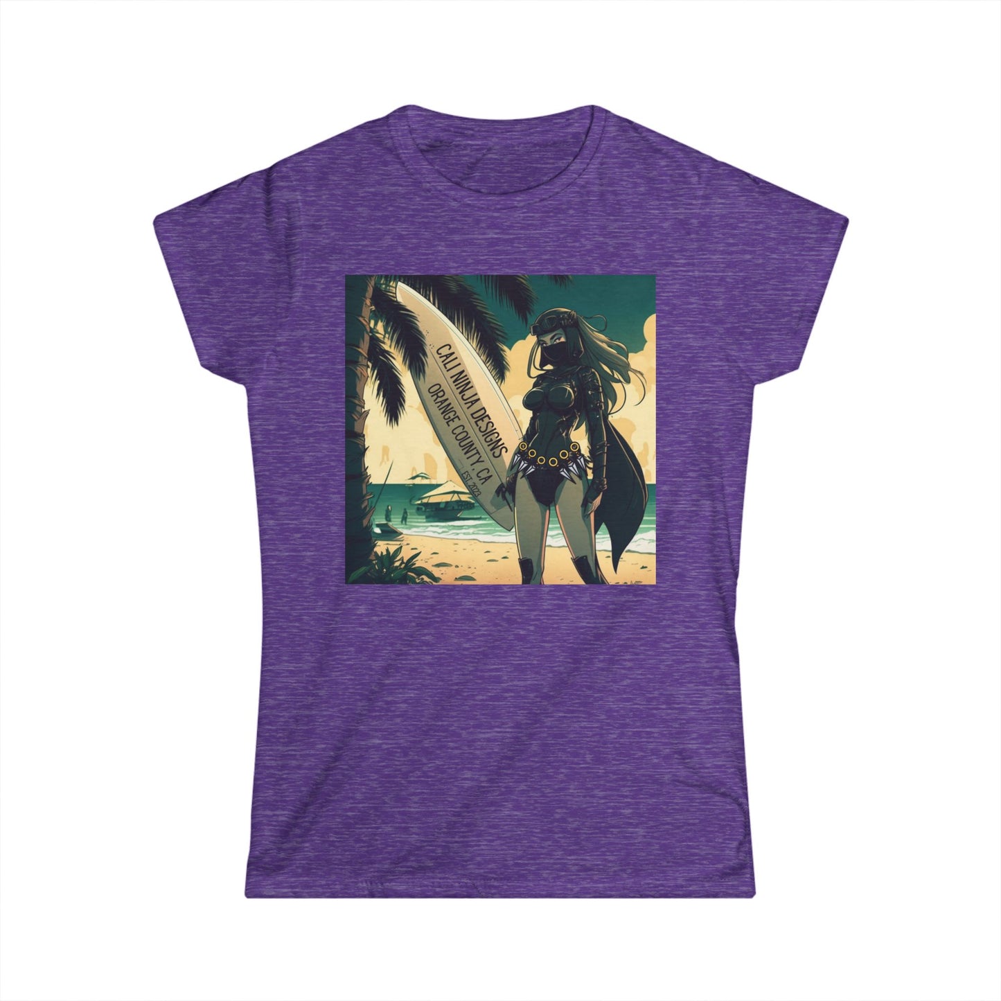 Beach Kunoichi — "Good Vibes Only" Beach Graphic Women's Shirt