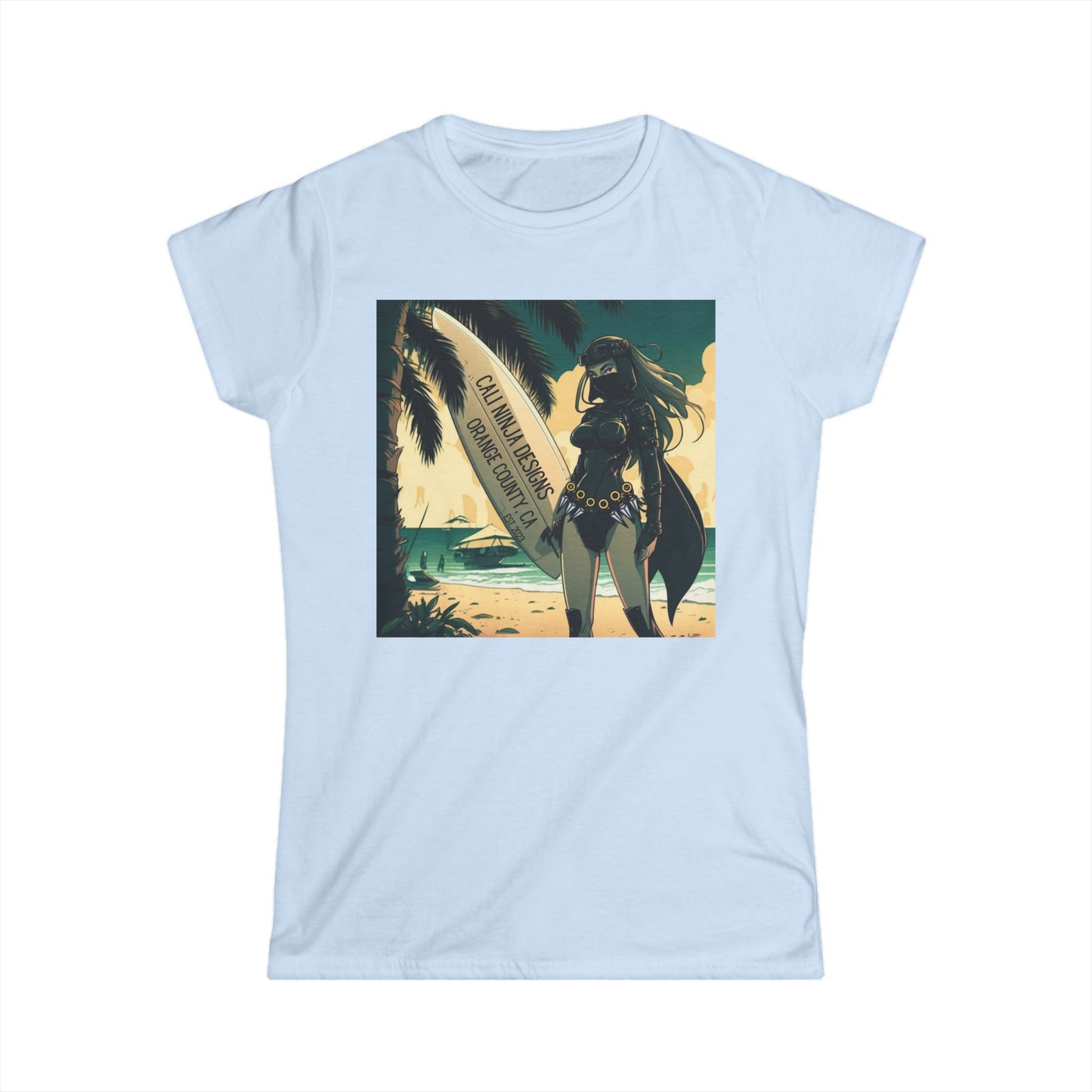 Beach Kunoichi — "Good Vibes Only" Beach Graphic Women's Shirt